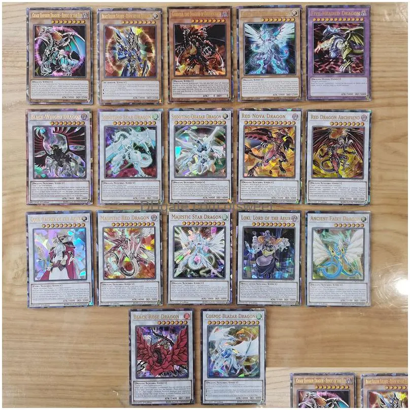 yugioh cards with tin box yu gi oh card 72pcs holographic english version golden letter duel links game card blue eyes exodia 220713