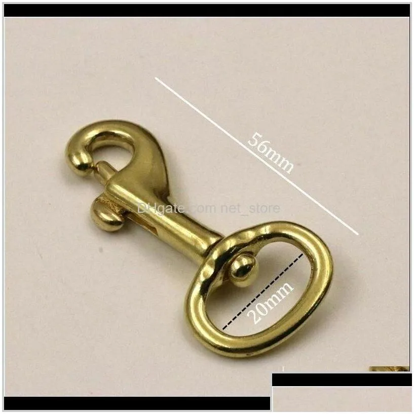 bag parts accessories 5pcs solid brass trigger swivel eye bolt snap hook webbing leather craft buckle for making bags szeie cebvo