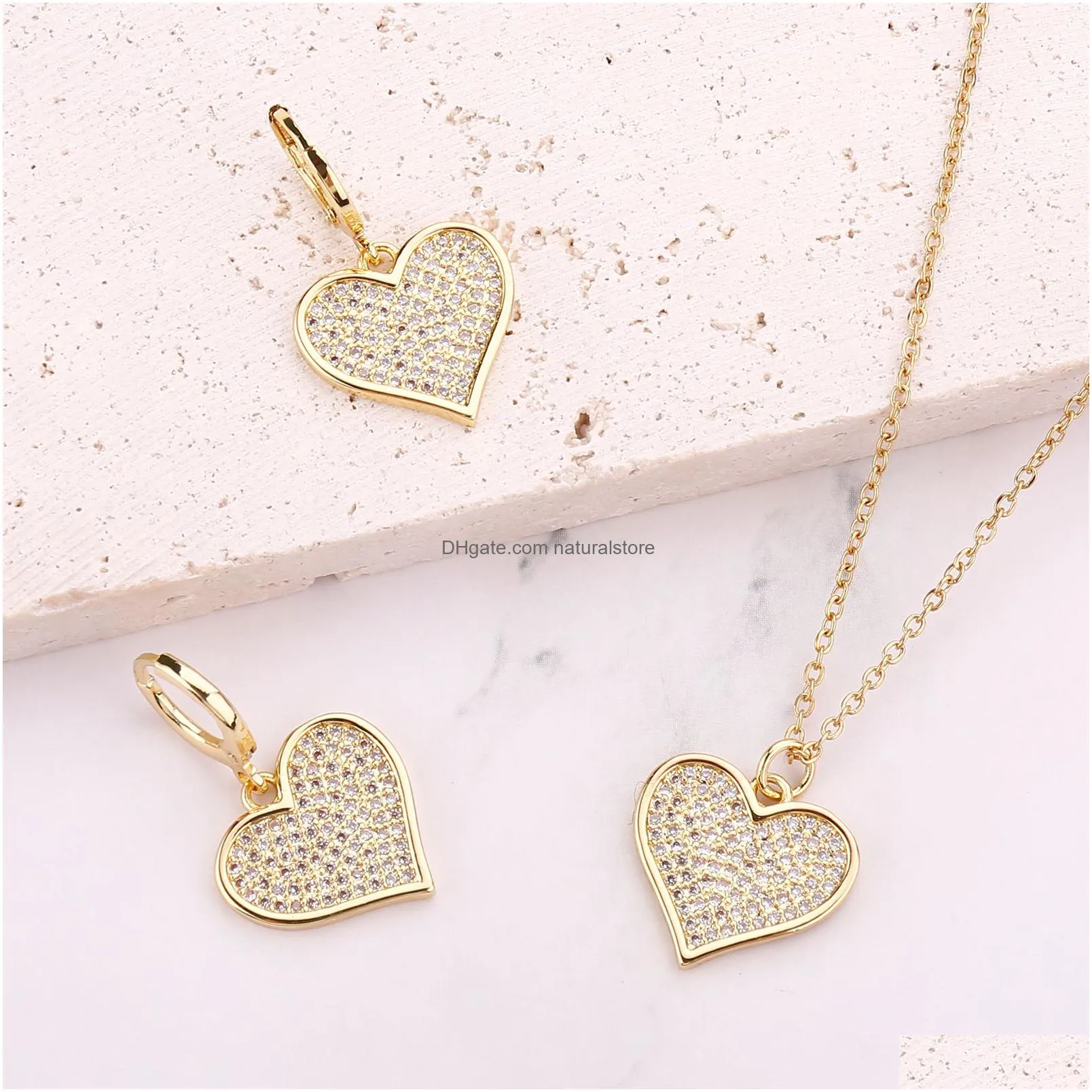 hollow love heart mom necklace stainless steel chain gold necklace mother jewelry gift