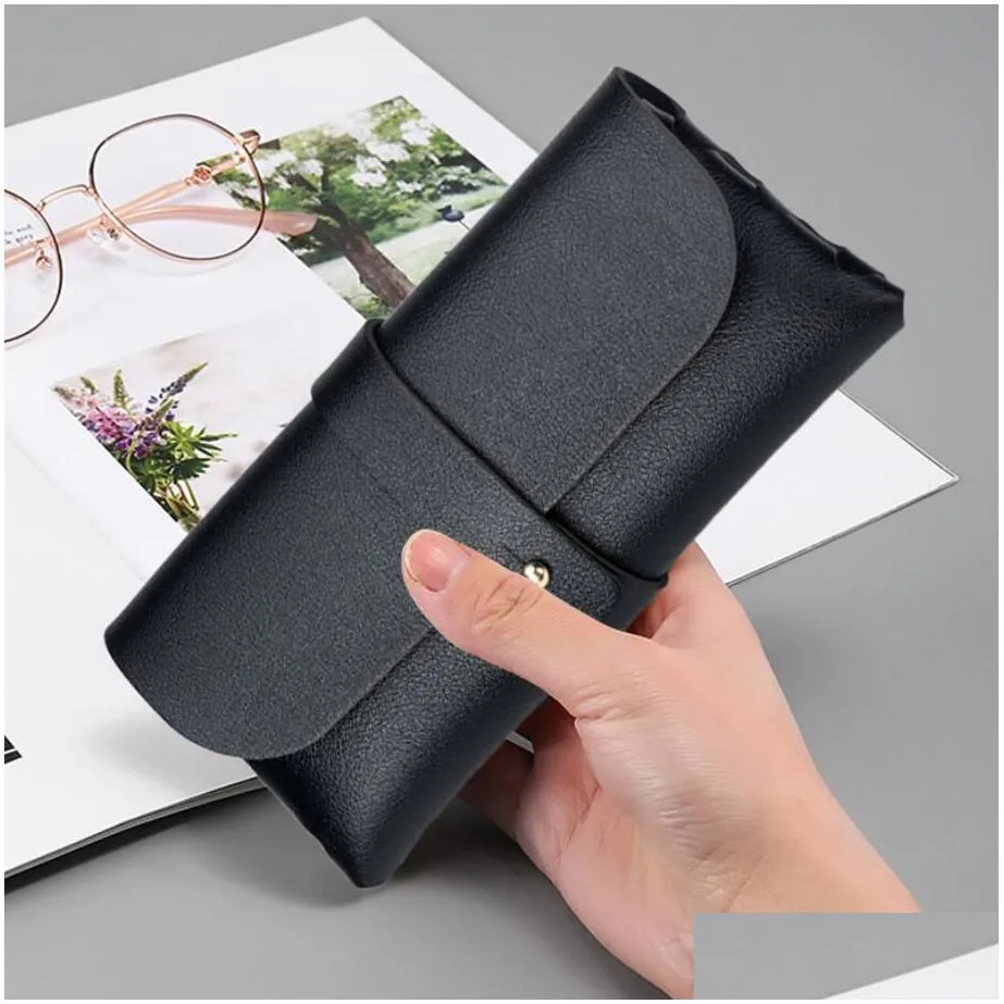 glasses case women leather soft glasses bag fashion portable sunglasses box bag accessories eyeglasses case sunglasses box