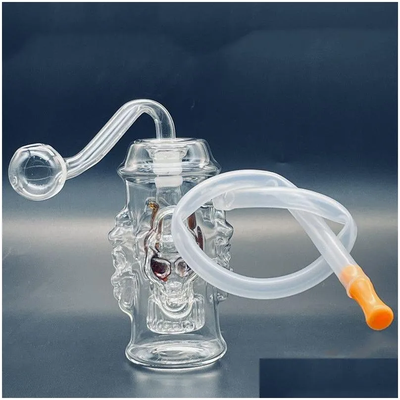 glass oil burner water bong pyrex glass oil burner pipes thick clear pipe small bubbler bong mini oil dab rigs for smoking hookahs