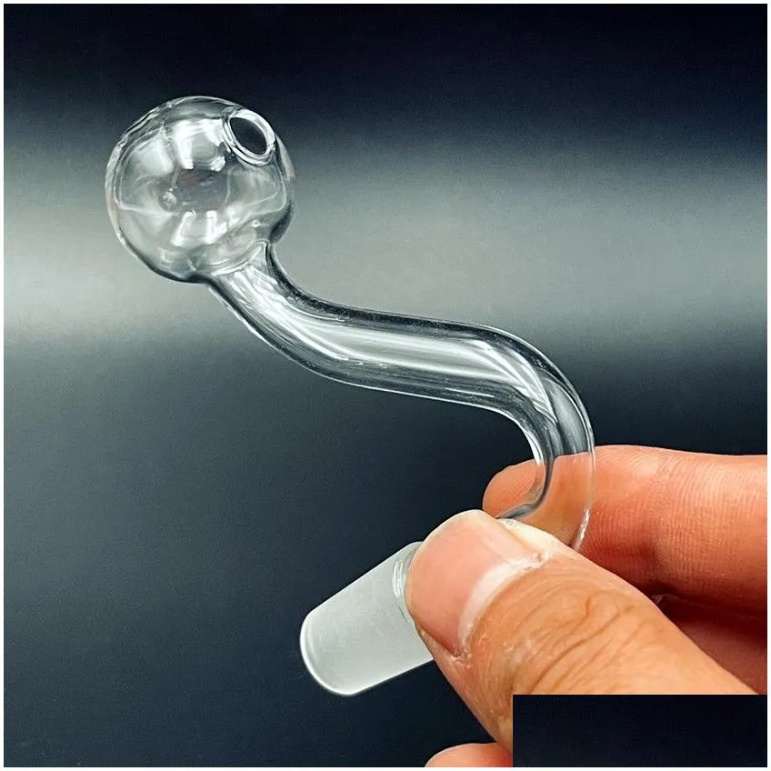 10mm 14mm 18mm clear hookahs thick pyrex glass oil burner male female joint for water pipe glass bong dab rig bowl