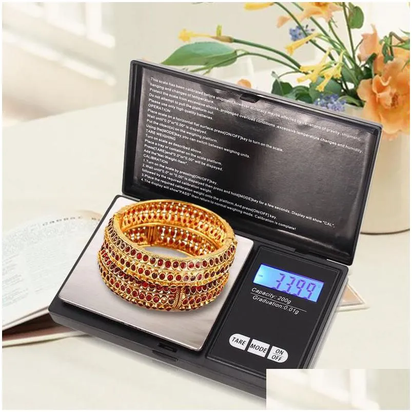 high accuracy mini lcd electronic digital pocket scale jewelry gold diamond weighting scale gram weight scales 1000g/0.1g with box