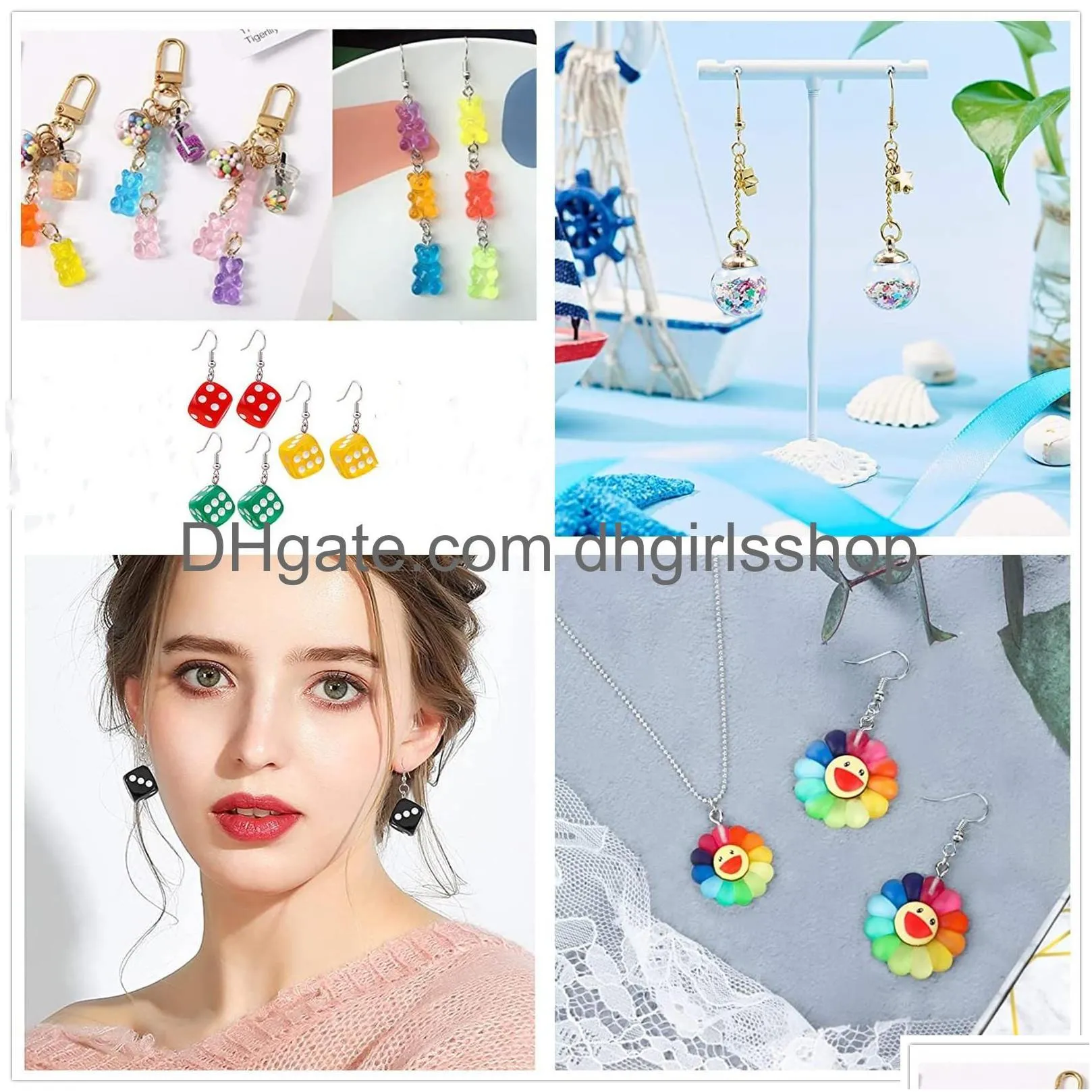 pendant necklaces cute cartoon 3d fruit flower drink cup charms colorf resin jewelry making ornament diy charm for bracelet necklace