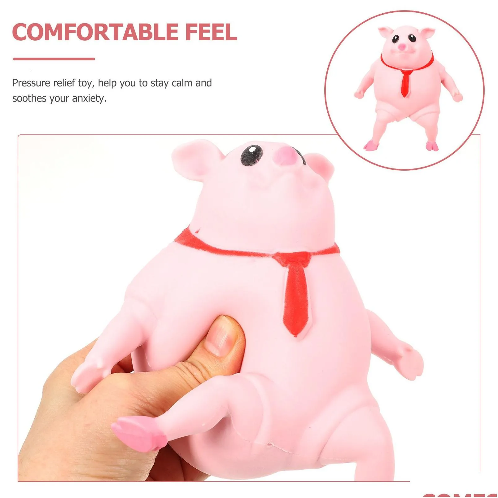 decompression toy squeeze pink pigs antistress cute animals lovely piggy doll stress relief children gifts 230612