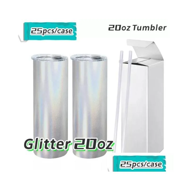 us warehouse sublimation tumbler 15oz 20oz 30oz straight tumbler glitter tumbler kid water bottle sippy cup plastic cup local