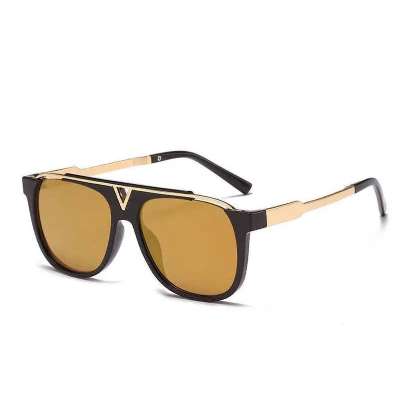 2157 fashion sunglasses toswrdpar eyewear sun glasses designer mens womens brown cases black metal frame dark 50mm lenses for beach