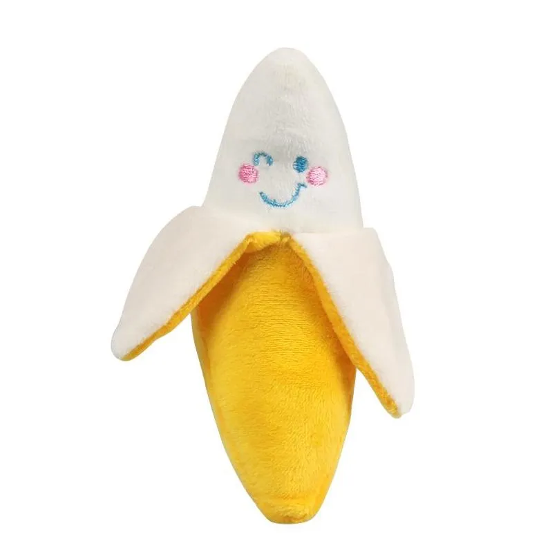 fruit and vegetable dog plush sound toy lovely colored pet tooth molar supplies8422250