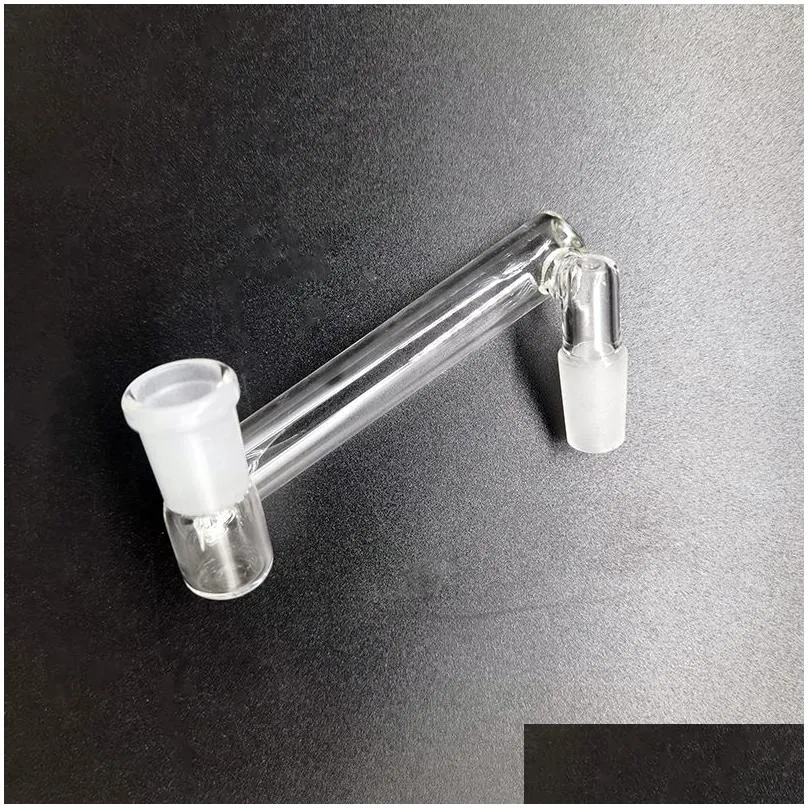 wholesale hookahs glass drop down adapter 14.5mm 18.8mm male to femal dropdown for beveled edge quartz banger bong