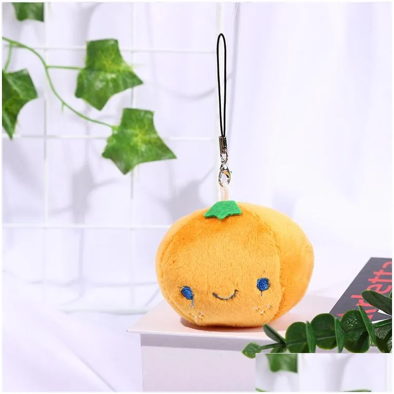 1pcs fruit plush peach toys mini cute soft stuffed pear toy small pendant children kids playmate valentine gifts uni hot 6cm