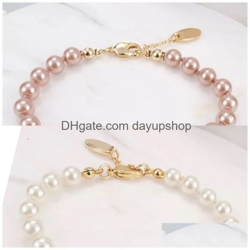 women girl crystal saturn bracelet pearl chain orbit bracelet for gift party fashion jewelry accessories high quality