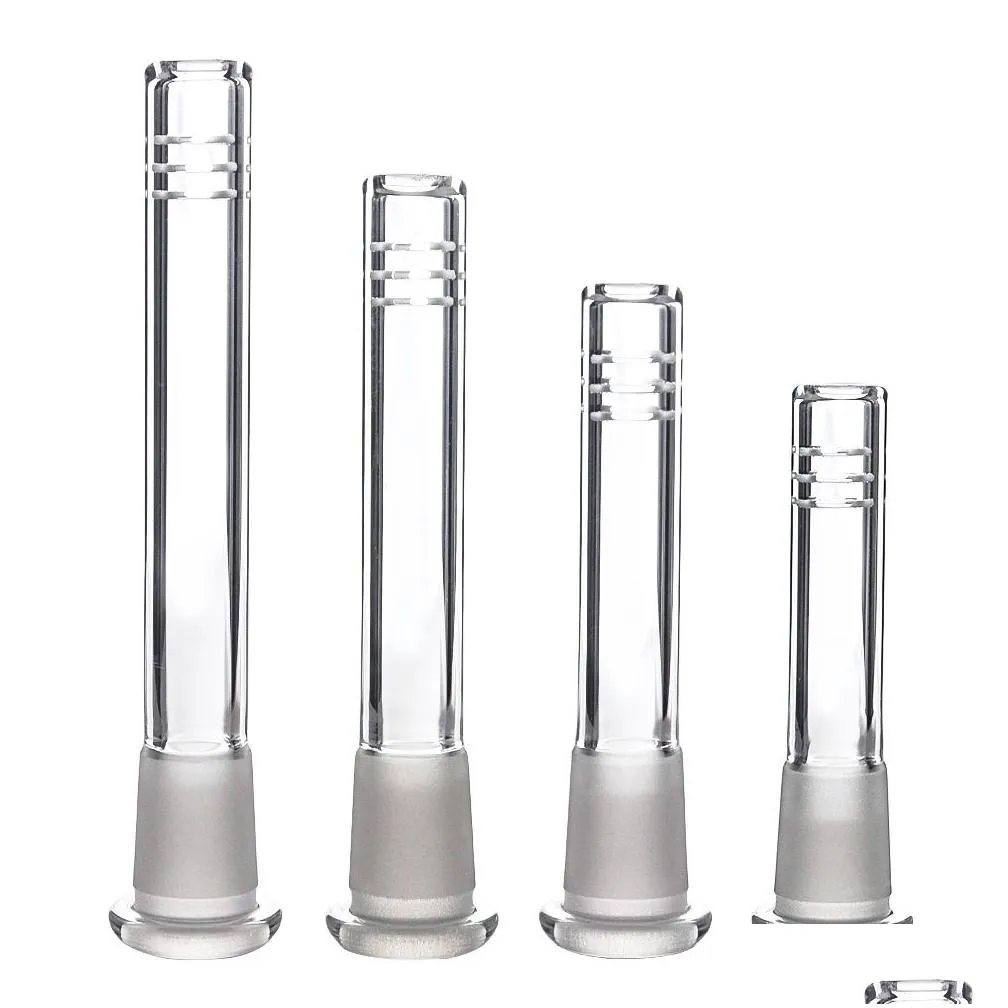 glass downstem diffuser with 14mm female to 18mm male joint smoking accessory drop down smoke 6 cuts dab rig for bongs water pipes