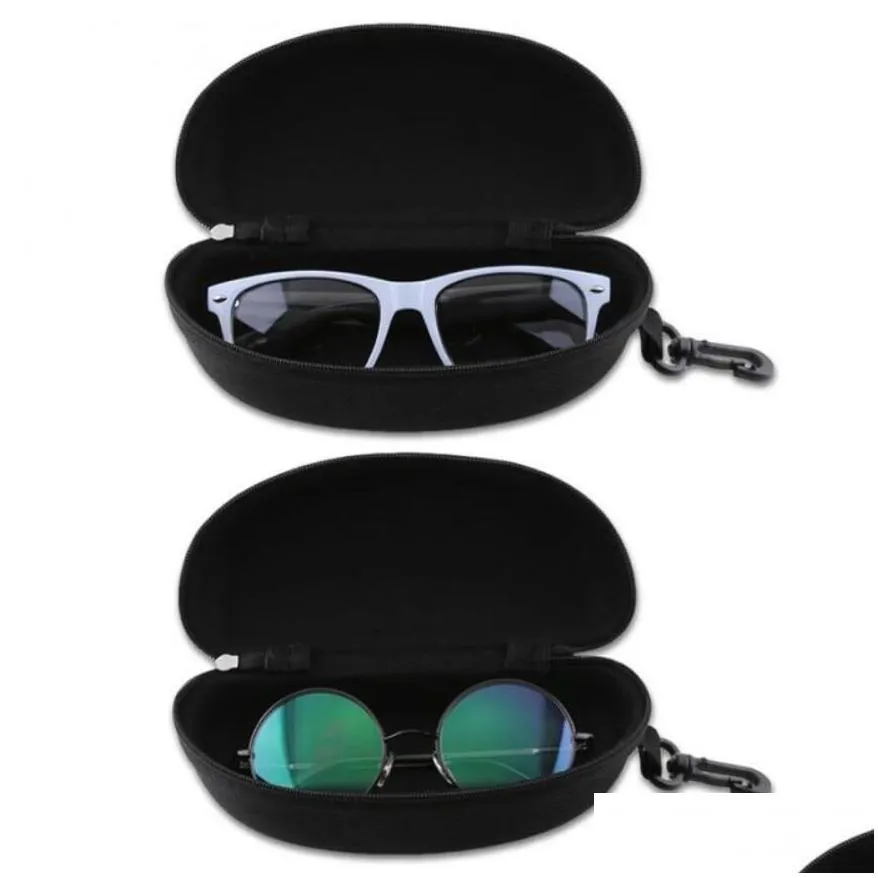 portable glasses case sunglasses reading glasses carry bag hard zipper box travel pack pouch case 12 colors