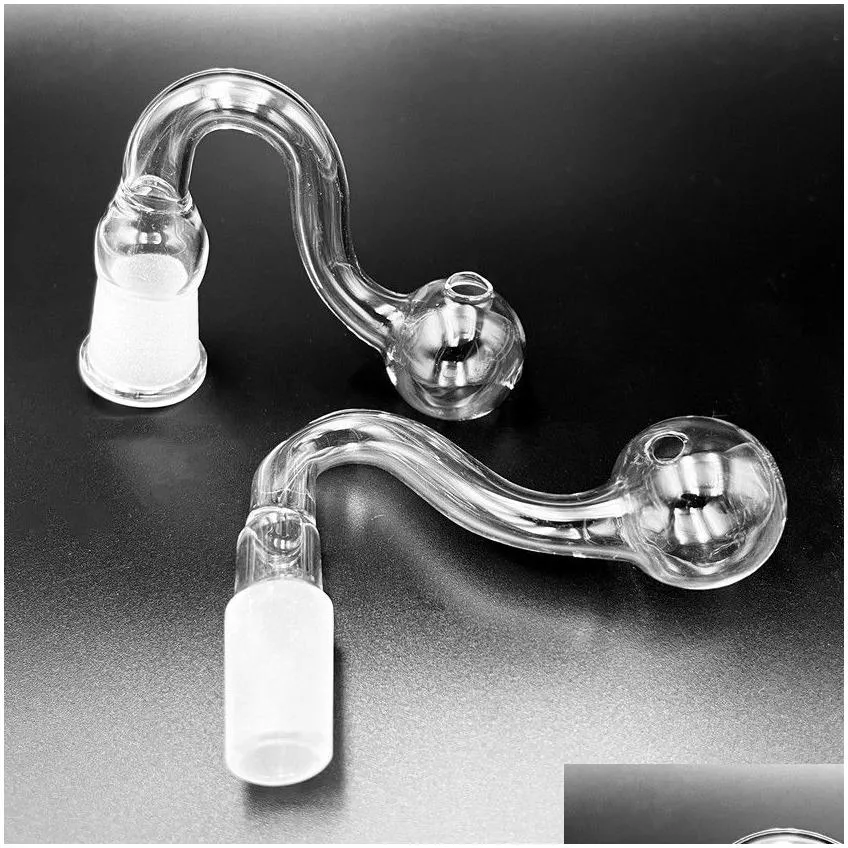 10mm 14mm 18mm clear hookahs thick pyrex glass oil burner male female joint for water pipe glass bong dab rig bowl