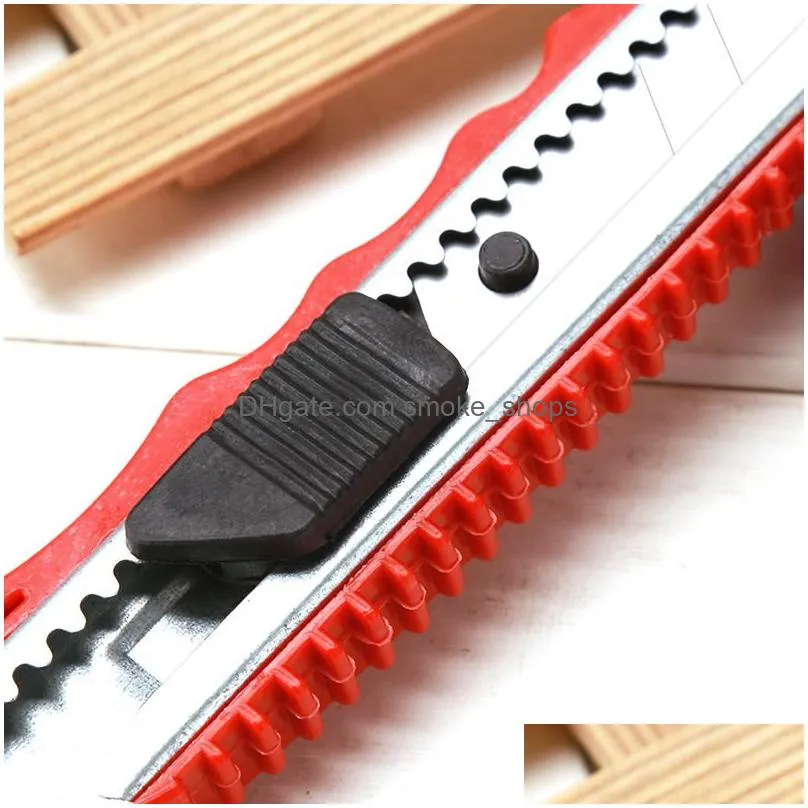 multifunction utility knife art cutter students paper snap off retractable razor box package open sharp blade knife stationery dbc