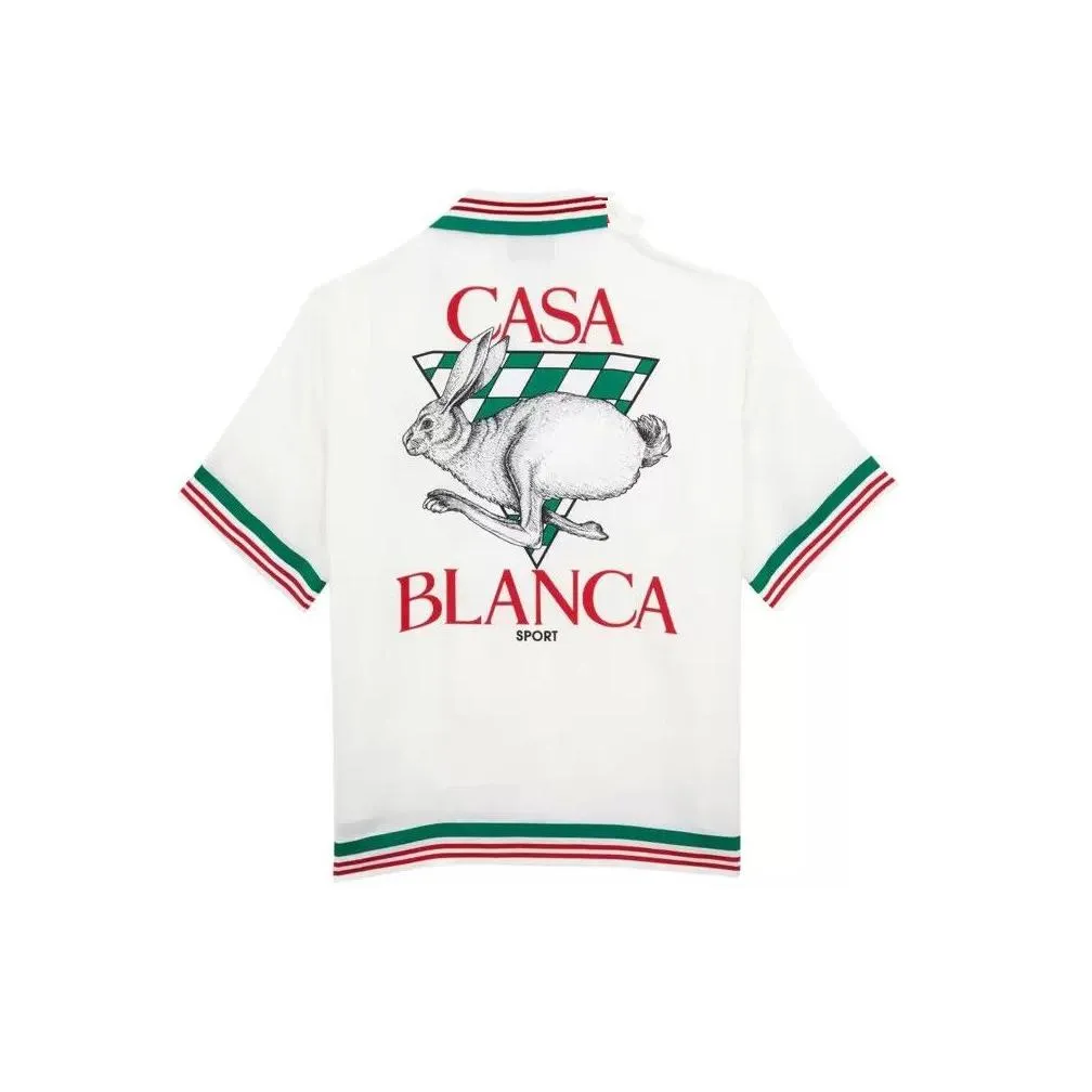 casablanca of racing silk art shirt 2023 new autumn and winter men casual dress shirts