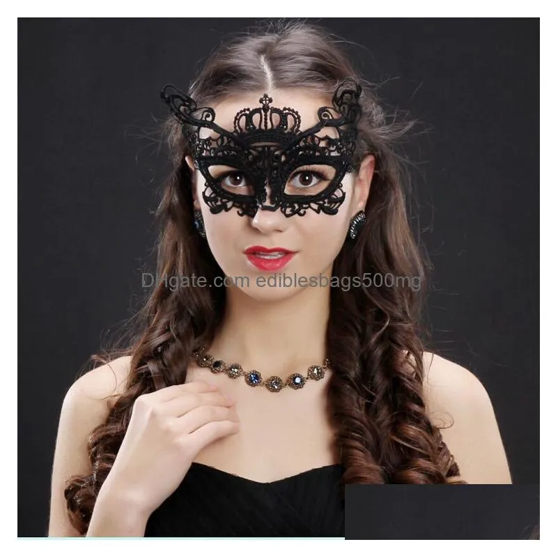 sexy lace party masks women ladies girls xmas cosplay costume masquerade dancing valentine half face mask dh0322