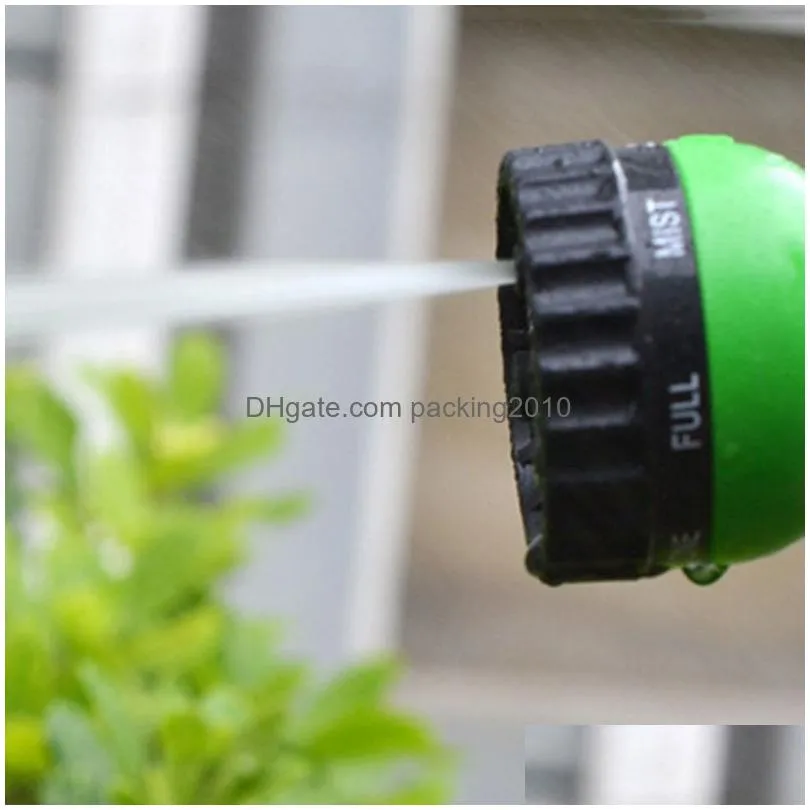 50/100/150ft garden hose expandable magic flexible water hose eu hose plastic watering car wash spray hoses pipe spray gun vt1949