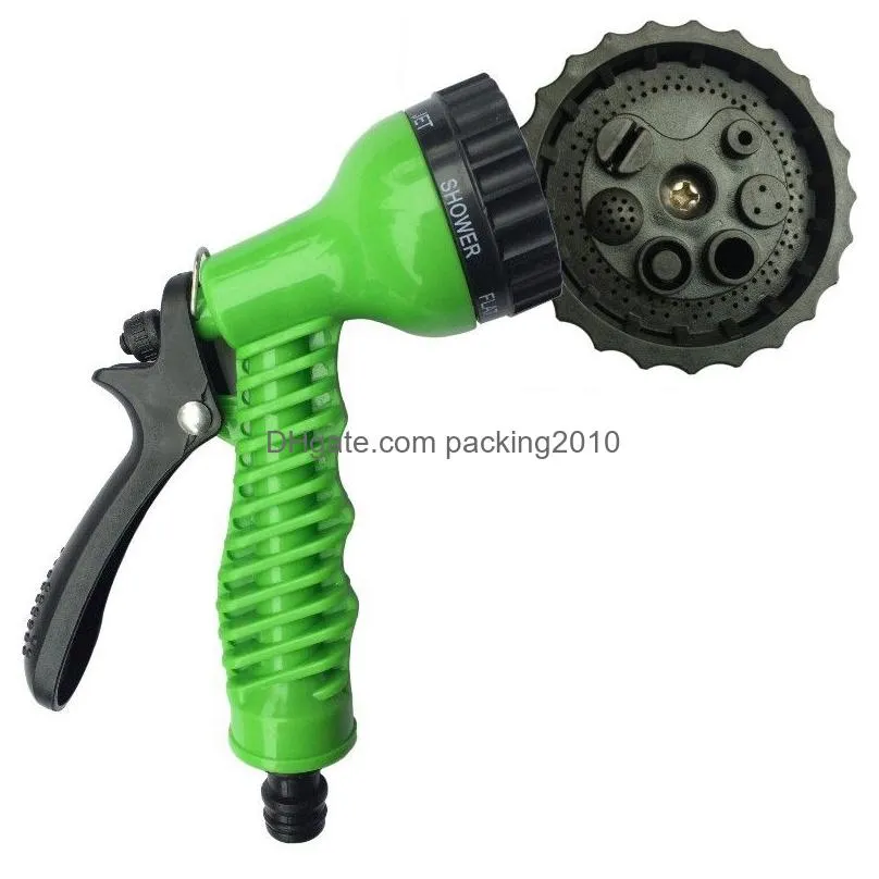 50/100/150ft garden hose expandable magic flexible water hose eu hose plastic watering car wash spray hoses pipe spray gun vt1949