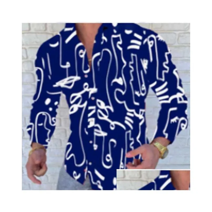 mens casual shirts 2021 punk style silk satin digital printing male slim fit long sleeve flower print party shirt tops