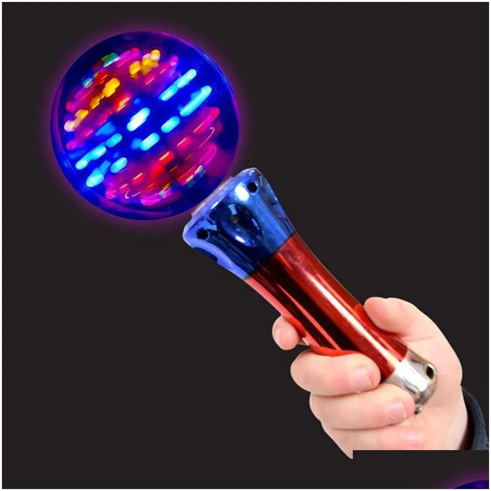 led rave toy light up magic ball toy wand for kids performance props flash toys party fluorescence stick glow in the dark light party favor