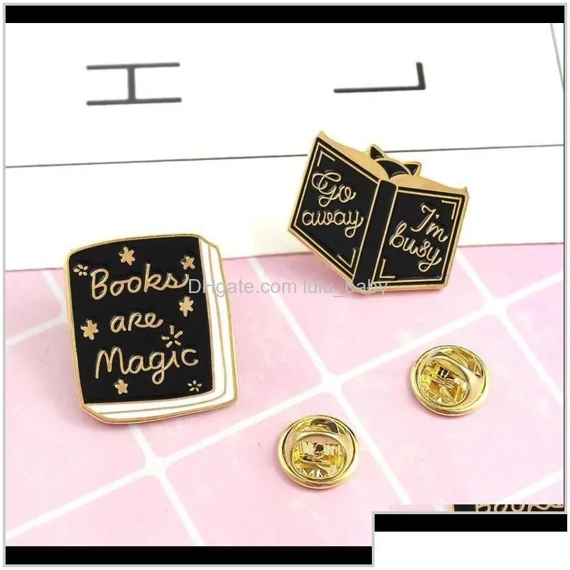 pins read more books enamel reading magic book badge brooch lapel pin denim jeans shirt bag brooches cartoon jewelry gift for kid