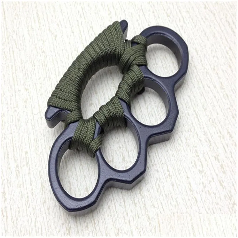  arival black alloy knuckles duster buckle male and female self-defense four finger punches555251r
