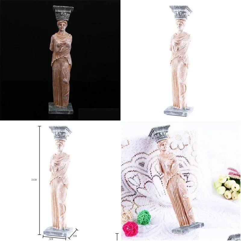 resin greek goddess statue craft statues for decoration art carving home decor aquarium decor figurines sculpture gift t200619