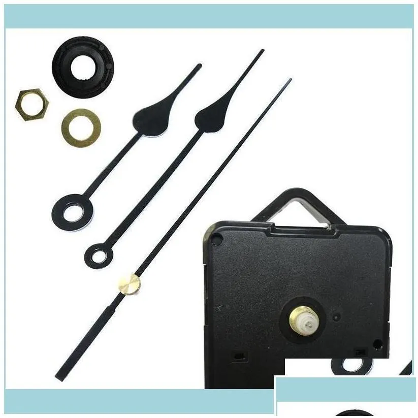 other watches watcheshome clocks diy quartz movement kit black clock aessories spindle mechanism repair with hand sets drop delivery