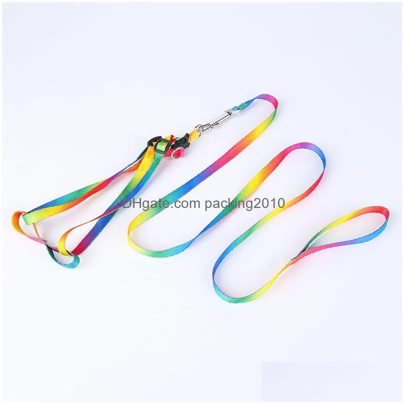 wholesale animals supplies accessories printing nylon dog adjustable pet leash puppy cat pet dog necklace rope tie collar leash dh0273