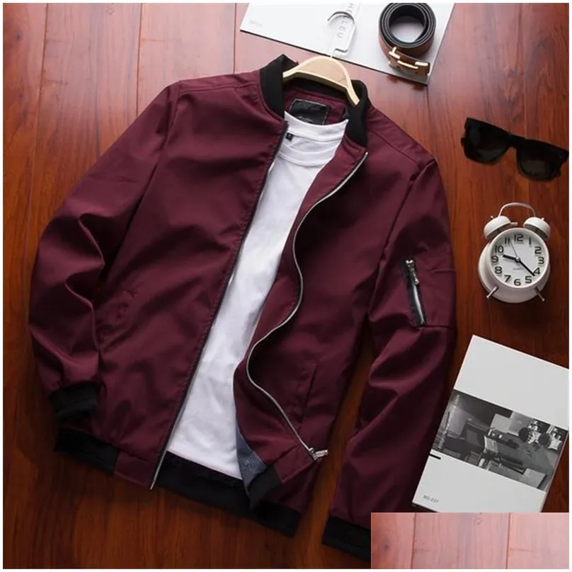 mens jackets 2021 jacket men fashion casual slim mens sportswear bomber and coats plus size s- 6xl 9900