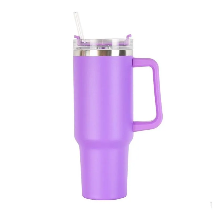 outdoor 40 oz tumbler cups water bottles with straws travel sport reusable household items large capacity beer mug vacuum insulated drinking tumblers with