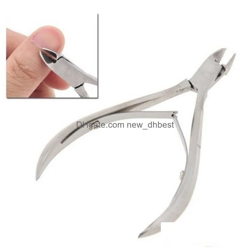 cuticle scissor toenail cuticle nipper trimming stainless steel nail clipper cutter cuticle scissor plier manicure tool wholesale