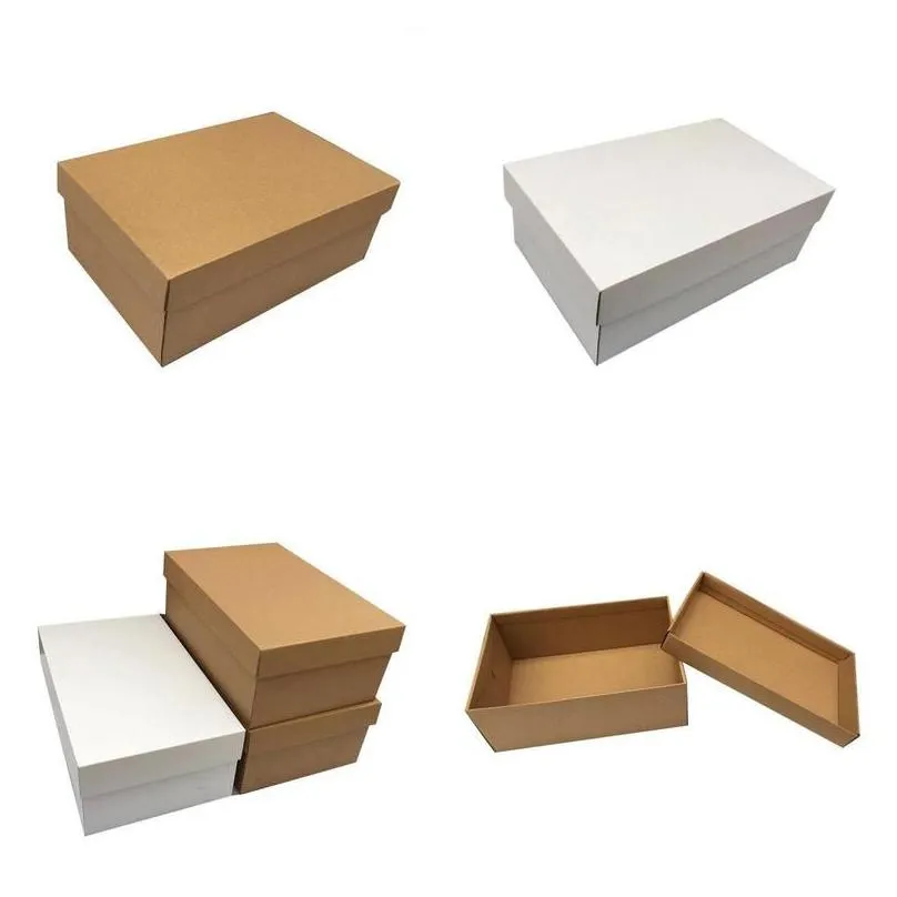 gift wrap 10pcs custom shoes cardboard packaging mailing moving boxes corrugated paper box cartons for packaging1 drop delivery home