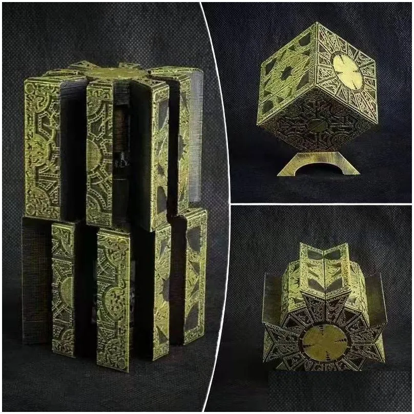 decorative objects figurines 1 1 hellraiser puzzle box moveable lament horror terror figures film serie cube iq eq test toys kids gifts for adults