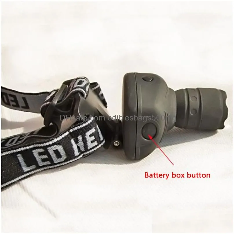 led headlamp fishing headlight 3 modes lamp waterproof head torch flashlight outdoor camping portable head lamp dbc vt0218