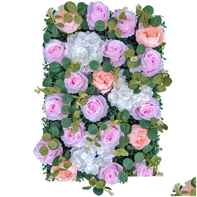 wedding flower row 40x60cm silk rose arch flowers wedding engagement valentine day baby shower party p ography backdrops