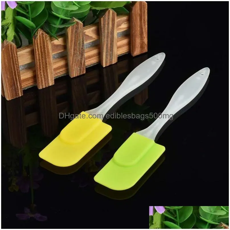 bake gadget silicone soft spatula cake butter cream scraper high temperature eco-friendly flat spatula kitchen baking tool vt0529