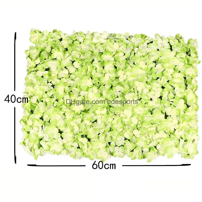 artificial hydrangea flower wall 40x60cm christmas decoration photography backdrop romantic wedding decoration flower party supply