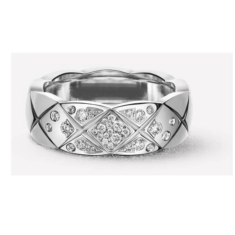couple rings 2022 love crush ring mens womens diamond luxury jewelry titanium steel gold sier rose size never fade nonallergy ladies