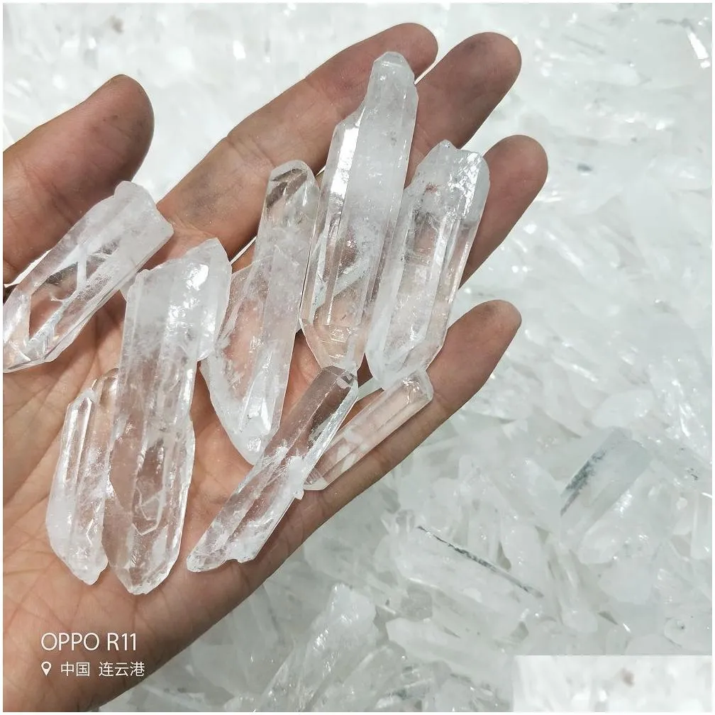 100g bulk rough white clear quartz crystal large raw natural stones wand point specimen reiki crystal healing drop
