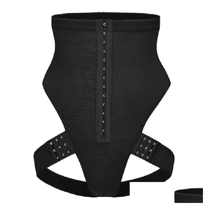  est waist trainer add hip lift pants 2 in 1 hook closure underwear corset cincher abdomen tummy shapewear shaping perfect body sculpting