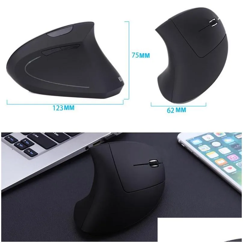 mice vertical wireless mouse rechargeable mouse ergonomic mouse gaming muse 2.4g optical mause for pc laptop notebook computer