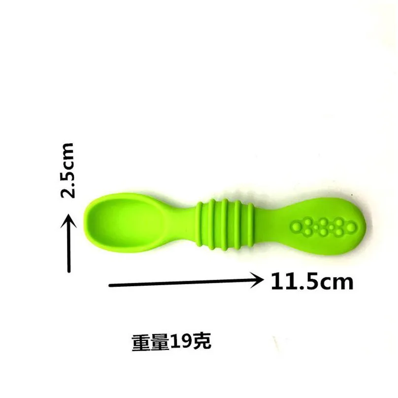 silicone baby spoons bpa microwave dishwasher safe babies and toddlers self feeding scoop