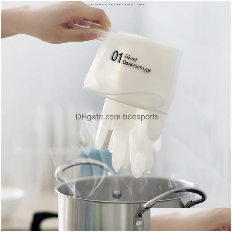 kitchen dish washing glove household dishwashing glove rubber gloves for washing clothes cleaning gloves for housekeeping dbc vt0231