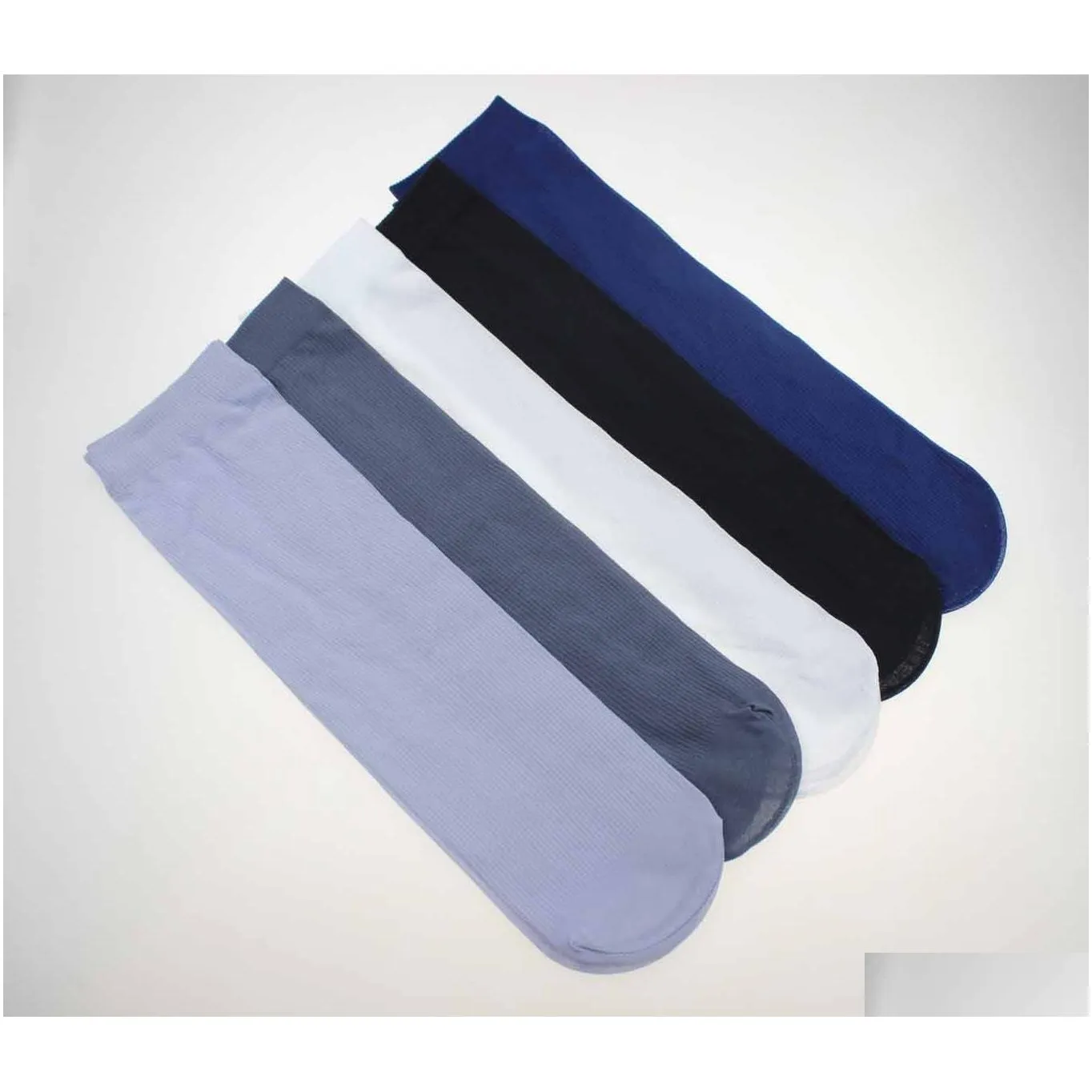 wholesale-sock long 20pairs/lot men stockings ultra-thin bamboo fibre socks shipping.colors black white blue gray