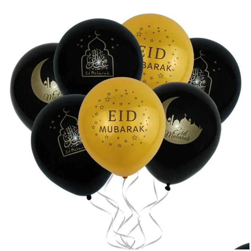 100pcs latex balloon eid mubarak p o projects mix colors muslim festival supplies for party decoration eid al fitr lasser bairam