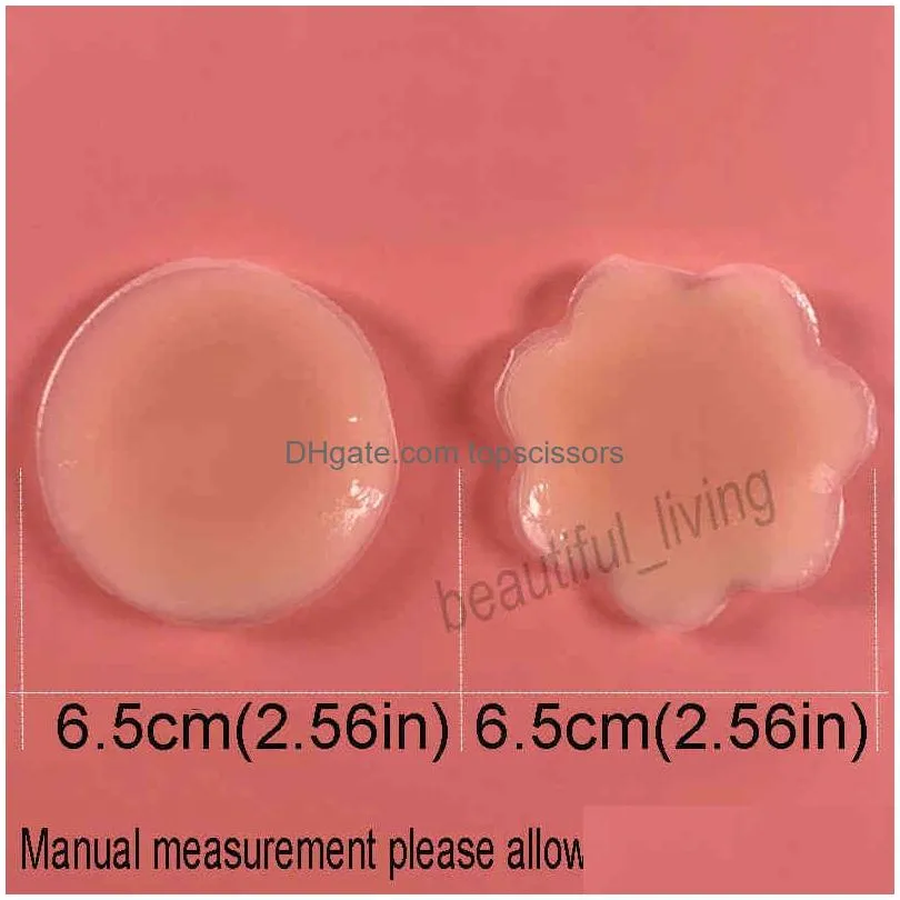 silicone breast pad women nipple cover reusable nipple covers charm boob tape silice gel sticker pezon womans accesoires vtmtb1761