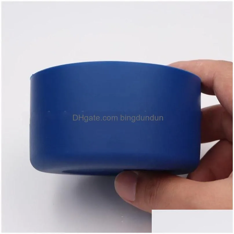 silicone cup cover stainless steel water bottle sleeve vacuum cups covers high quality portable outdoor 5 5xy ww