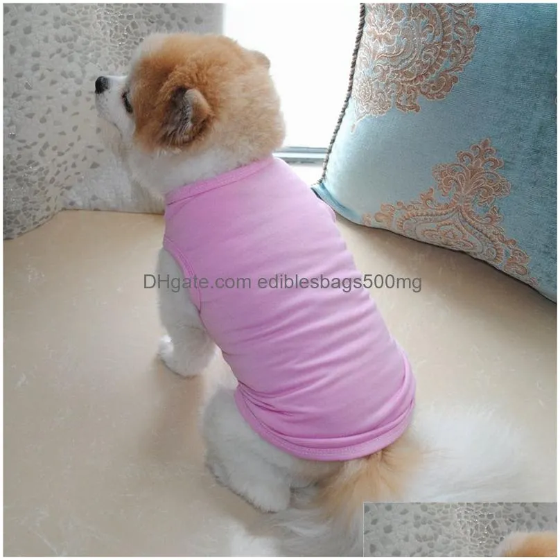 dog apparel clothes charms puppy chien vest cute animal t shirt pet supplies cat accessory thin ventilation summer 3yl c2